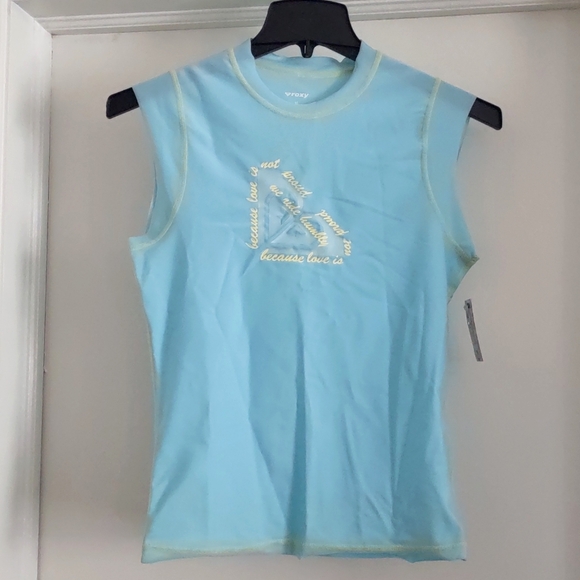 Quicksilver Roxy Atmosphere Cap Sleeve Tank Top - Picture 1 of 7